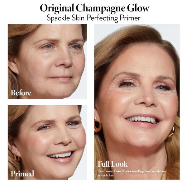 LAURA GELLER NEW YORK Spackle Primer - Champagne Glow - Super-Size 2 Fl Oz - Hyaluronic Acid Makeup Primer for Mature Skin - Image 2