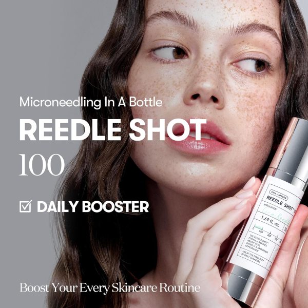 VT COSMETICS CICA Reedle Shot 100, Daily Night Exosome, Microneedling Serum, Centella Asiatica, Hyaluronic Acid, Exfoliation, Soft & Glass Skin, Korean Skin Booster, Valentine\'s Gift1.69Fl Oz (50ml) - Image 2