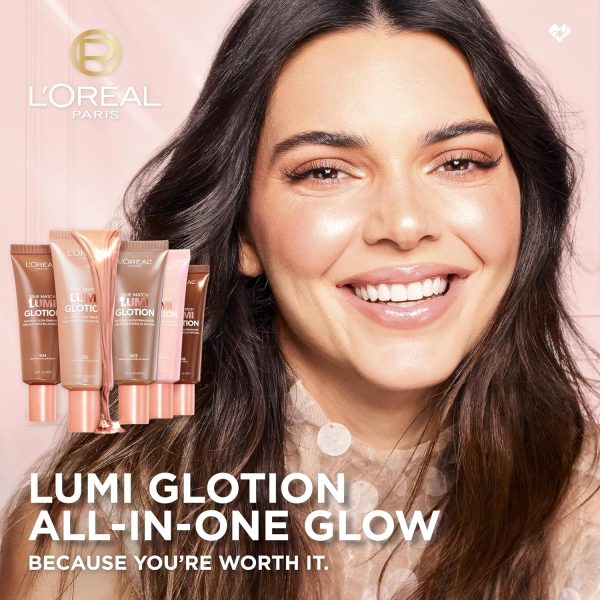 L\'Oreal Paris Makeup True Match Lumi Glotion, Natural Glow Enhancer, Illuminator Highlighter, Bronzing Drops For a Sun-Kissed Glow, 903 Medium - Image 2